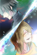 霧雨が降る森 ニコニコ静画 イラスト