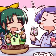 クッキーを食べるなおちゃん