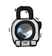 洗濯中は、ロックオン