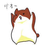 しあわせソウのオコジョさん ニコニコ静画 イラスト
