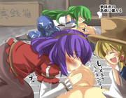 参拝者の急病に備える