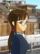 律子課長の警邏風景