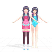 2016/06/06 【MMDモデル配布】えにしさん Ver.0.999
