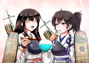 赤城さんと加賀さん（＠差分）