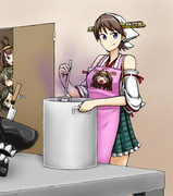 もうすぐ19時。自慢の比叡カレーだよ！