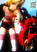 【MMD】バイクとリオ