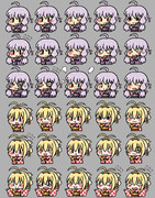 ゆかりさん・マキちゃんミニ素材っぽい何か　お正月ver.