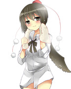 おやおや、どこ見てるんですかー？