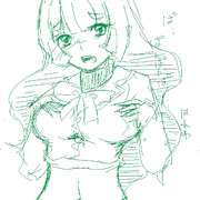 らくがき、うばふそうがさちゃん