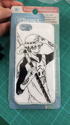 切り絵　トラファルガー・ロー　iPhoneケース