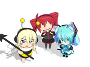 より目上目遣いくりーちゃーず【第一回MMDより目上目遣い選手権】