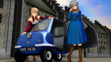【MMD】イト姫さまとクシーで「PEEL P50は一人乗り」【イト姫祭り】