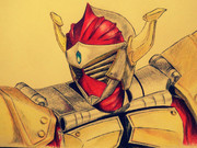 仮面ライダーバロンを描いてみた。