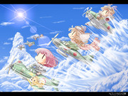 雲から飛び出す妖精さん