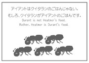 アイアントはクイタランのごはんじゃない。