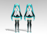 あぴミクの肌色を変更してみた