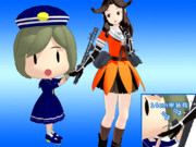 【MMD艦これ】妖精さん(14cm単装砲)【モデル配布】