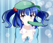 にとりのきゅうり食べたい（ ˚ இ ˚）