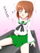 戦車にまたがるだけ