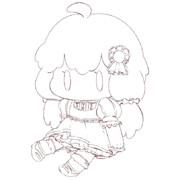 ゆかり人形　塗り絵