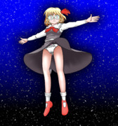 [東方] ぱんつを見られても気にしない眼鏡っ娘ルーミア