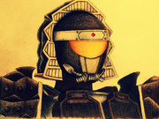 仮面ライダー黒影を描いてみた。