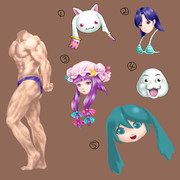 ｻｲﾄﾞトライセップス弄り