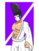 武闘派デクレー伯爵を描いてみたけど失敗した。特に顔。