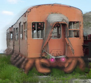 廃電車 ニコニコ静画 イラスト