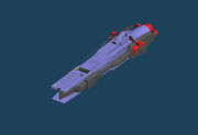 【MMDガンダム】 サラミス改級巡洋艦 作成中