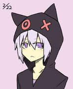 猫耳パーカーゆかり弟