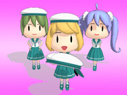 【MMD艦これ】妖精さん(13号対空電探/22号対水上電探)【モデル配布】