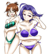 グラビア撮影のお手本 色付き