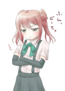 ふんっ　どーも。