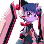 【MLP】シュルシャガナを身にまとったトワイライトスパークル【シンフォギア】