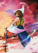 色鉛筆画「FINAL FANTASY X」