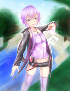 結月ゆかり in Minecraft