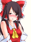 博麗霊夢　塗り絵②