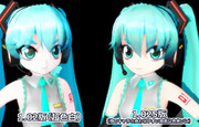MMDモデル　Caras式「初音みく」 ver1.025