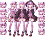 結月ゆかり立ち絵 表情差分