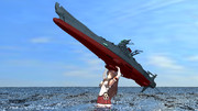 【MMD艦これ】第壱回ヤマト投げ選手権というので