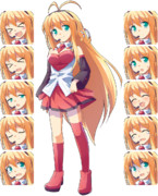 弦巻マキ立ち絵 表情差分