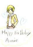 アニお誕生日おめでとう！