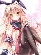 叢雲の服を着た島風