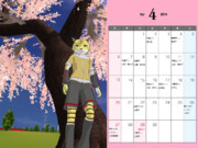 UTAU獣人カレンダー・２０１４年４月