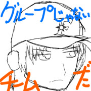 練習　線画　日本ハム選手　２