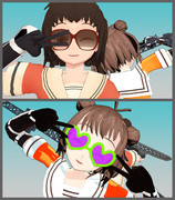 【MMD】Ｗ那珂ちゃんだよー