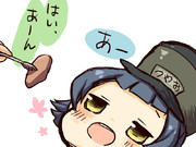 霰ちゃんの近代化改修(おやつタイム)