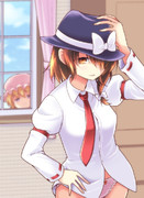 宇佐見蓮子と背後霊（14.04.02）