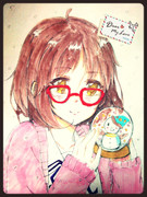 先輩、綺麗ですね